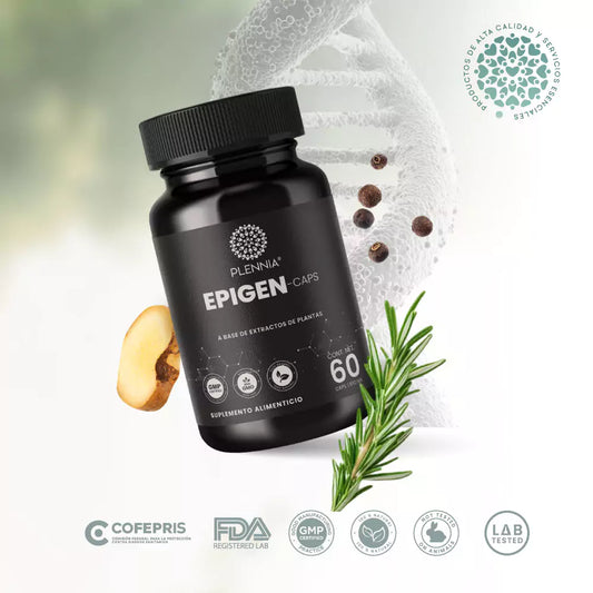 Epigen-Caps | Tecnología Envejecimiento | Plennia MX - Plennia Mexico