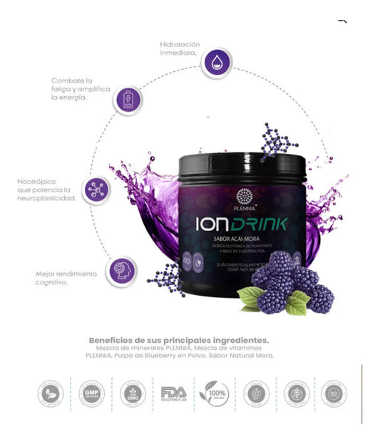 Ion Drink | Rehidratante | Plennia MX - Plennia Mexico