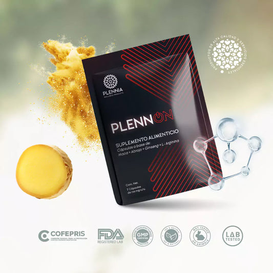 Plenn On | Suplemento para Rendimiento Masculino y Vitalidad | Plennia MX - Plennia Mexico